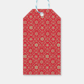 prettige feestdagen Eenvoudig minimalistisch scrip Cadeaulabel (Achterkant)