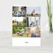 Prettige feestdagen Eenvoudig Nieuw Jaar 8 Foto Ge (Achterkant)