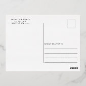 Prettige feestdagen Eenvoudig script (Achterkant)