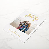 Prettige feestdagen Eenvoudige 5 foto (Gedraaid)