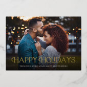 Prettige feestdagen Eenvoudige elegante (Voorkant)