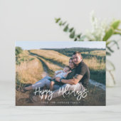 Prettige feestdagen Eenvoudige Fun Minimalist (Staand voorkant)