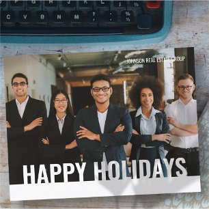 prettige feestdagen Eenvoudige, moderne aangepaste