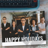 prettige feestdagen Eenvoudige, moderne aangepaste