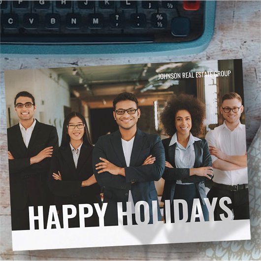 prettige feestdagen Eenvoudige, moderne aangepaste