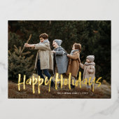 Prettige feestdagen Eenvoudige moderne belettering (Voorkant)