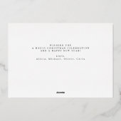 Prettige feestdagen Elegant (Achterkant)