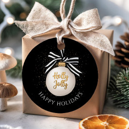 Prettige feestdagen Elegant Bedankjes Labels