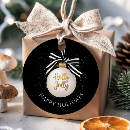 Prettige feestdagen Elegant Bedankjes Labels