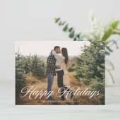 Prettige feestdagen Elegant Feestdagenkaart (Staand voorkant)