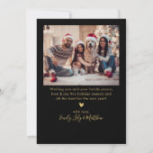 Prettige feestdagen Elegant Feestdagenkaart (Achterkant)