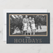 Prettige feestdagen Elegant Feestdagenkaart (Voorkant)