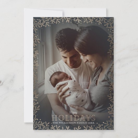 Prettige feestdagen Elegant Feestdagenkaart (Voorkant)