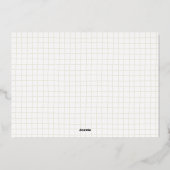 Prettige feestdagen Elegant Folie Vakantiefotokaar (Achterkant)