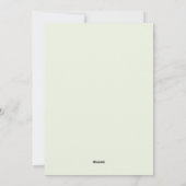 Prettige feestdagen Elegant groen Feestdagenkaart (Achterkant)