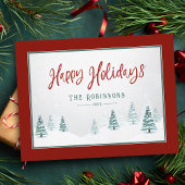 Prettige feestdagen Elegant Land Winter Spruce Bom