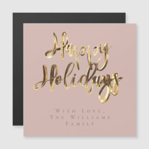 prettige feestdagen Elegant Pink Gold Kerstmis