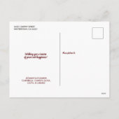 prettige feestdagen Elegant Typografie (Achterkant)