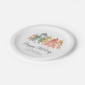 Prettige feestdagen Elegant zakendoen Papieren Bordje (Gekanteld)