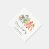 Prettige feestdagen Elegant zakendoen Servet (Hoek)