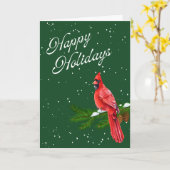 Prettige feestdagen Elegante Kaart (Gele Bloem)