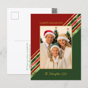 Prettige feestdagen Elegante kleurrijke kerstfoto