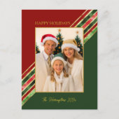 Prettige feestdagen Elegante kleurrijke kerstfoto (Voorkant)