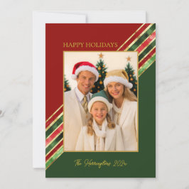 Prettige feestdagen Elegante kleurrijke kerstfoto Feestdagenkaart