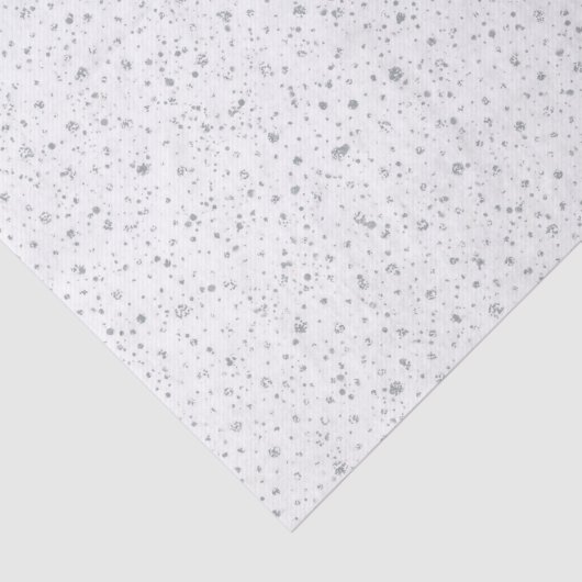 Prettige feestdagen Elegante sneeuwval Tissuepapier (Detail)