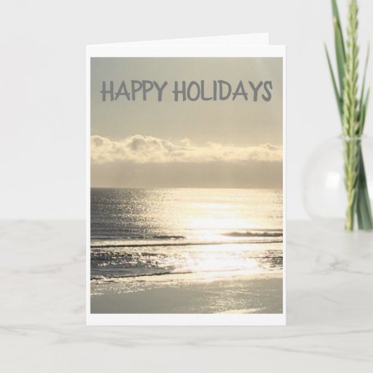 PRETTIGE FEESTDAGEN EN DENKEN VAN "U" OP CHRISTMAS KAART (Voorkant)