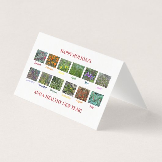 prettige feestdagen EN EEN GEZOND NIEUW JAAR! Kaart (Voorkant)