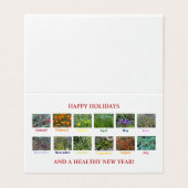 prettige feestdagen EN EEN GEZOND NIEUW JAAR! Kaart (Buitenkant ongevouwen)