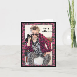 prettige feestdagen en een nieuwe jaarkaart kaart