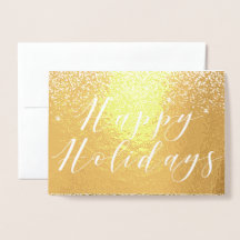 prettige feestdagen en Glitter Classic Typography 