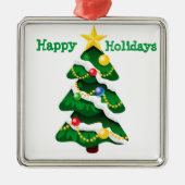 **PRETTIGE FEESTDAGEN EN TREE * * ORNAMENT (Voorkant)
