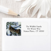 prettige feestdagen Envelopes die ticker maken Etiket (Insitu)