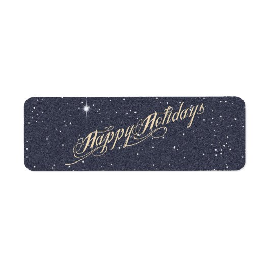 prettige feestdagen - Etiket (Voorkant)