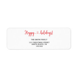 prettige feestdagen etiket