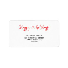 prettige feestdagen etiket