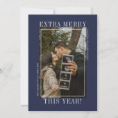 Prettige feestdagen Extra vrolijk kerstfeest Feestdagenkaart (Voorkant)