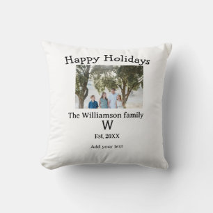 Prettige feestdagen Familiefoto hereniging naam le Kussen