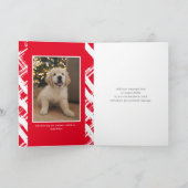 PRETTIGE FEESTDAGEN FAMILIEFOTO * Leuke kalligrafi (Binnen)