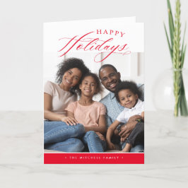 PRETTIGE FEESTDAGEN FAMILIEFOTO * Leuke kalligrafi