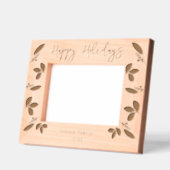 Prettige feestdagen Familienaam Gegraveerde Lijstjes (Links)