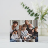 Prettige feestdagen Familiescript Collage foto (Staand voorkant)