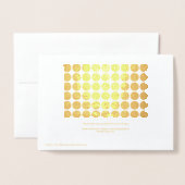 Prettige feestdagen Fancy Gold Polka Dots Folie Kaarten (Met envelop)