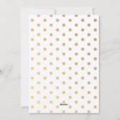 Prettige feestdagen Faux Gold Foto Moderne fotokaa Feestdagenkaart (Achterkant)