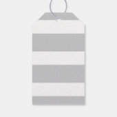 Prettige feestdagen Faux Gouden folie Gestreept Pe Cadeaulabel (Achterkant)