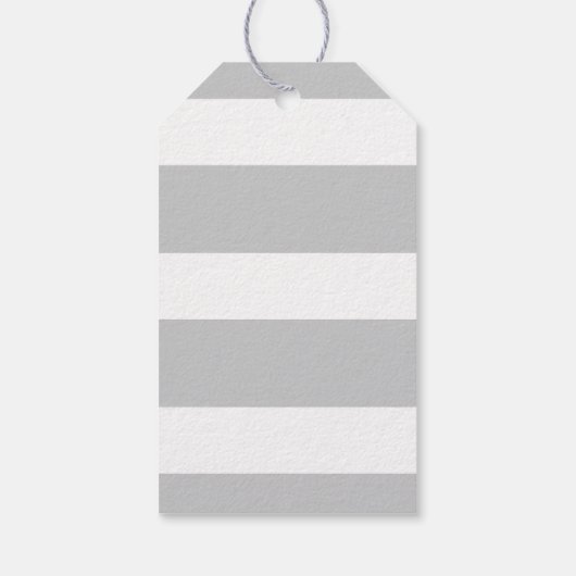 Prettige feestdagen Faux Gouden folie Gestreept Pe Cadeaulabel (Achterkant)