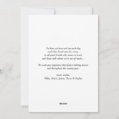  Prettige feestdagen faux krijtbord Feestdagenkaart (Achterkant)